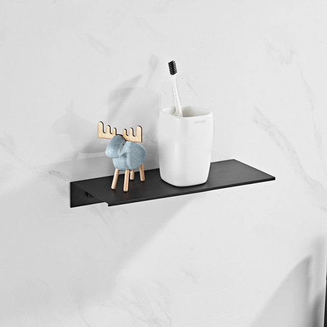 brushed-aluminum-bathroom-shelvesshelvingliving-simply-house-438468 Shelving Brushed Aluminum Bathroom Shelves - Living Simply House