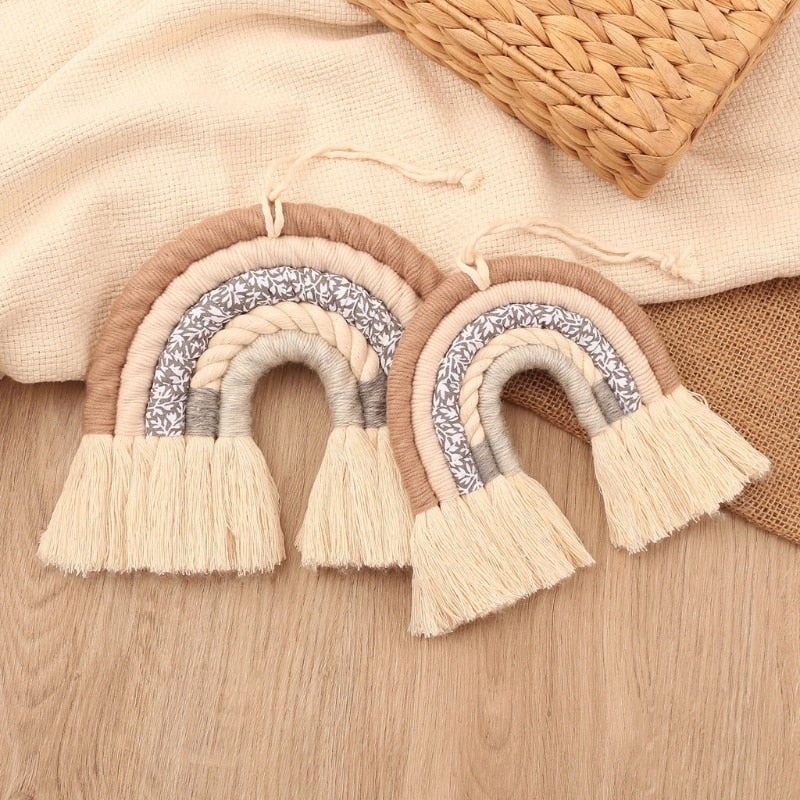 macrame-rainbow-wall-hanging-313395 Wall Decor Macrame Rainbow Wall Hanging - Living Simply House