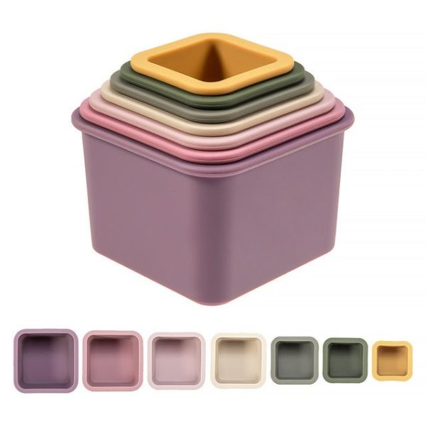 Children's Silicone Stacking Cups - Living Simply House
