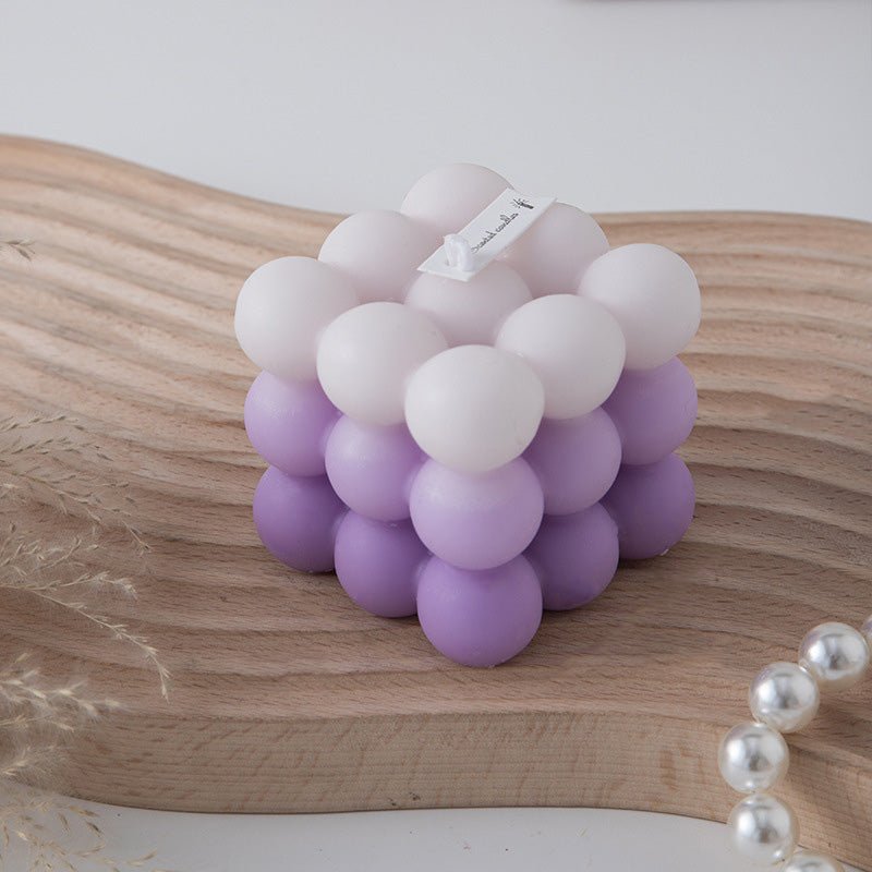 soy-gradient-bubble-cube-candlecandlesliving-simply-house-734241 Candles Soy Gradient Bubble Cube Candle - Living Simply House